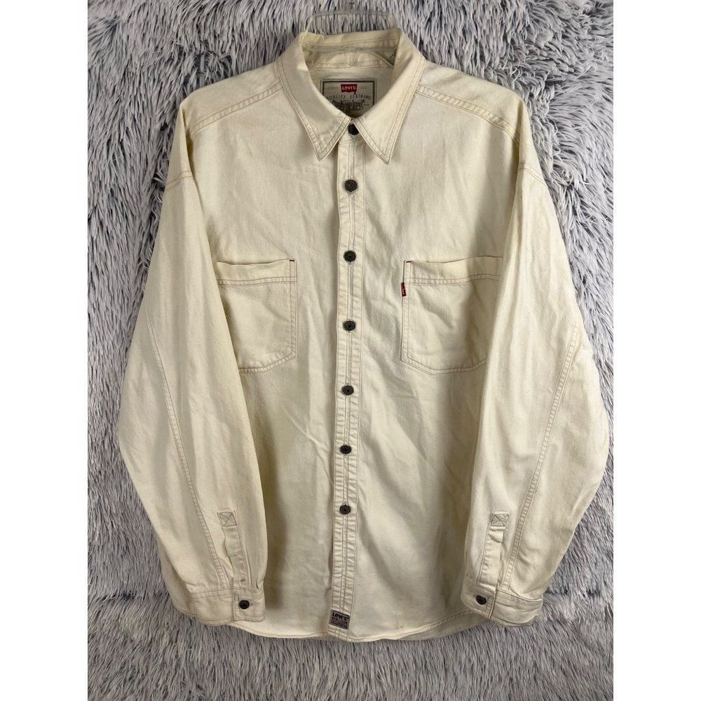 Levi's White Jean Shirt